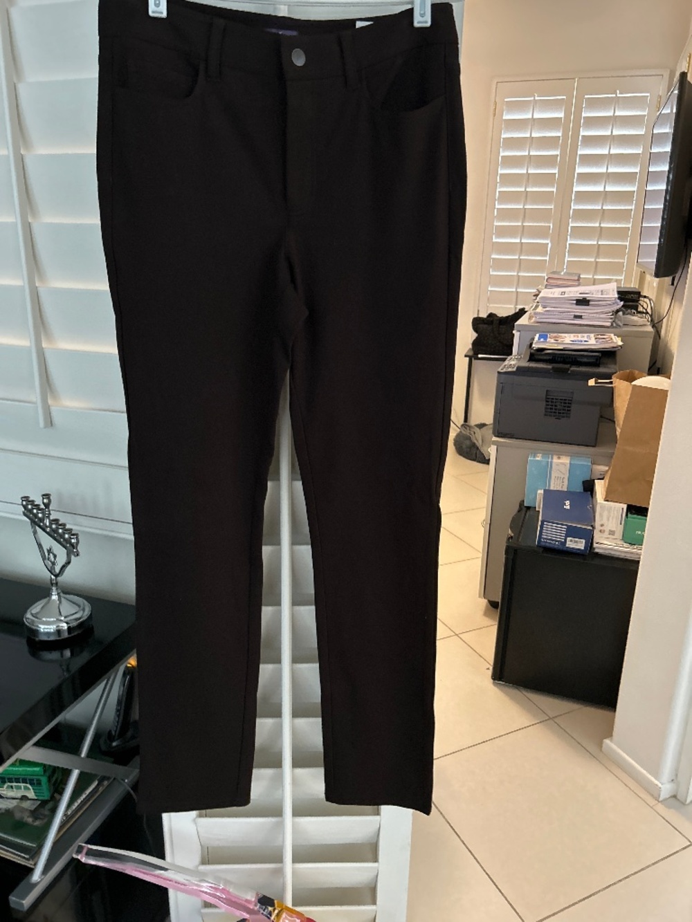 NYDJ black ponte pant 6